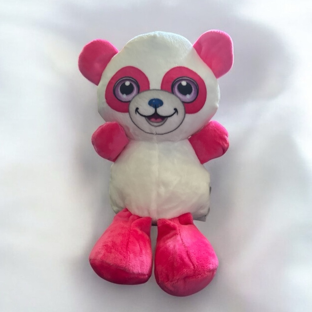 Pink Panda World Plush 12"